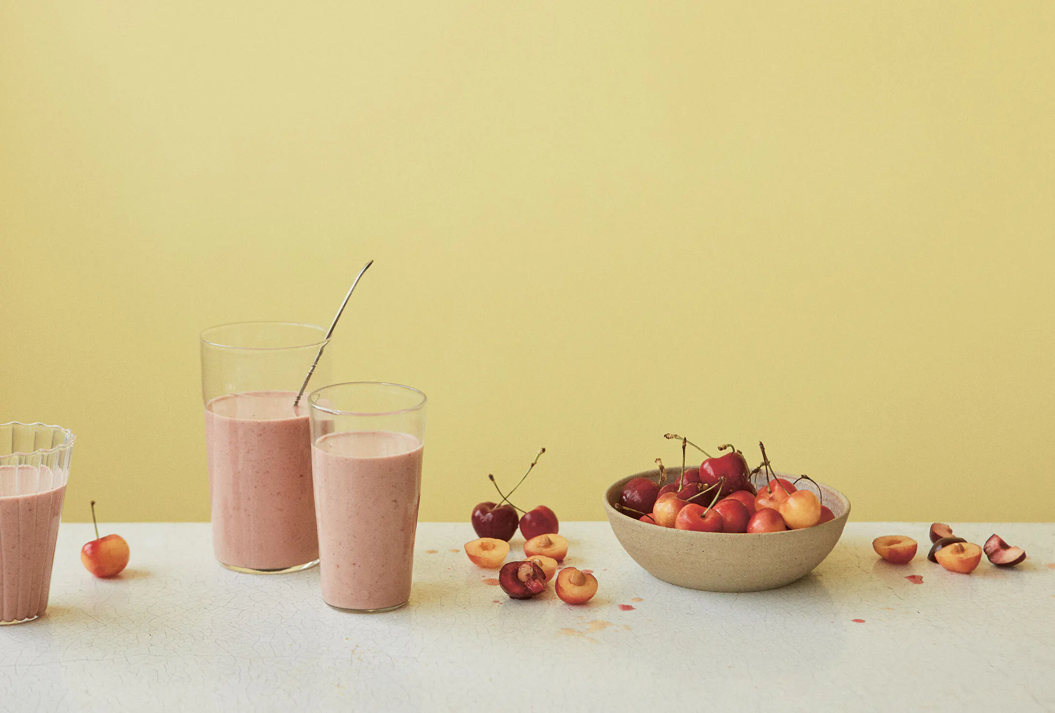 Cherry + Almond Breakfast Smoothie – Recipes – Anna Jones