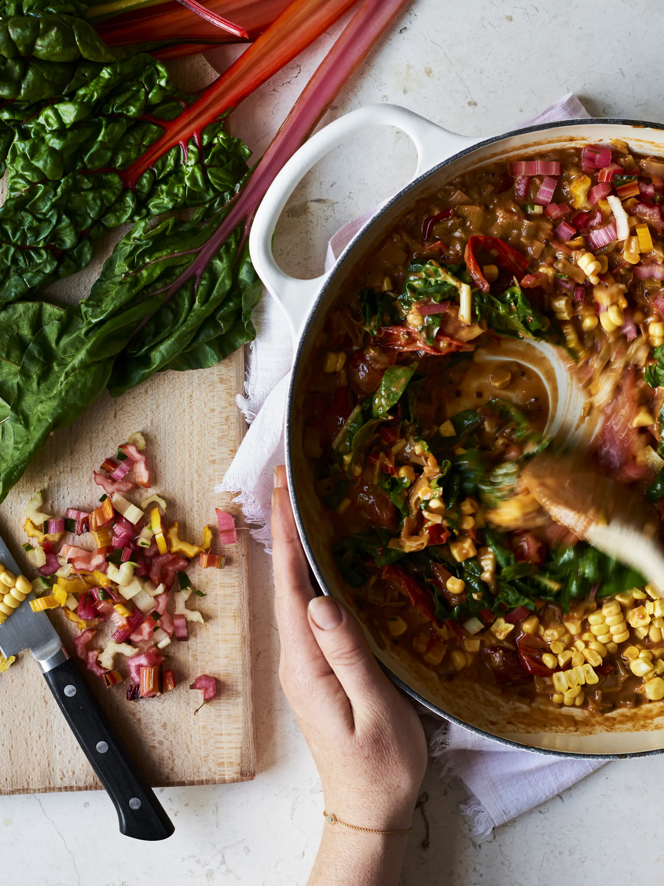 Late summer corn & tomato curry – Recipes – Anna Jones