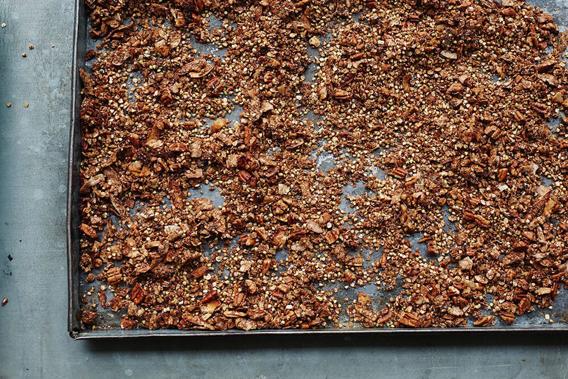 Summer rhubarb bars Recipes Anna Jones