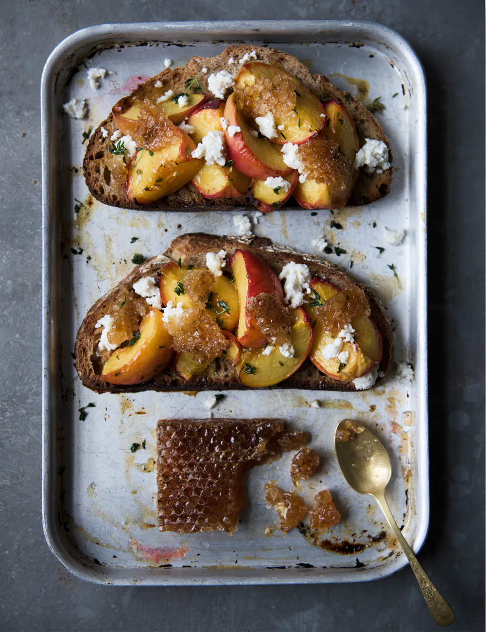 Peaches on toast – Recipes – Anna Jones