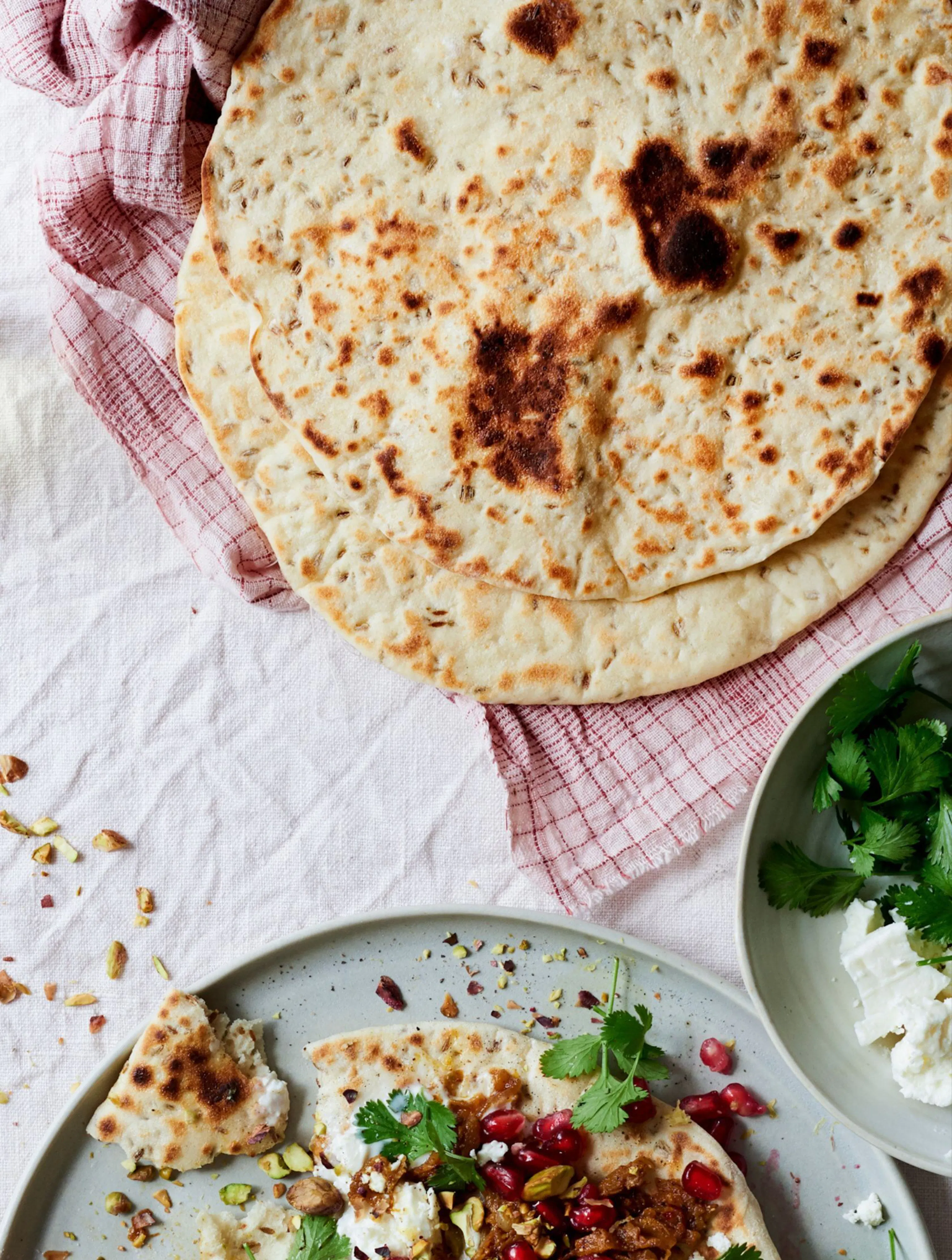 Yoghurt flatbreads for AJ WEB