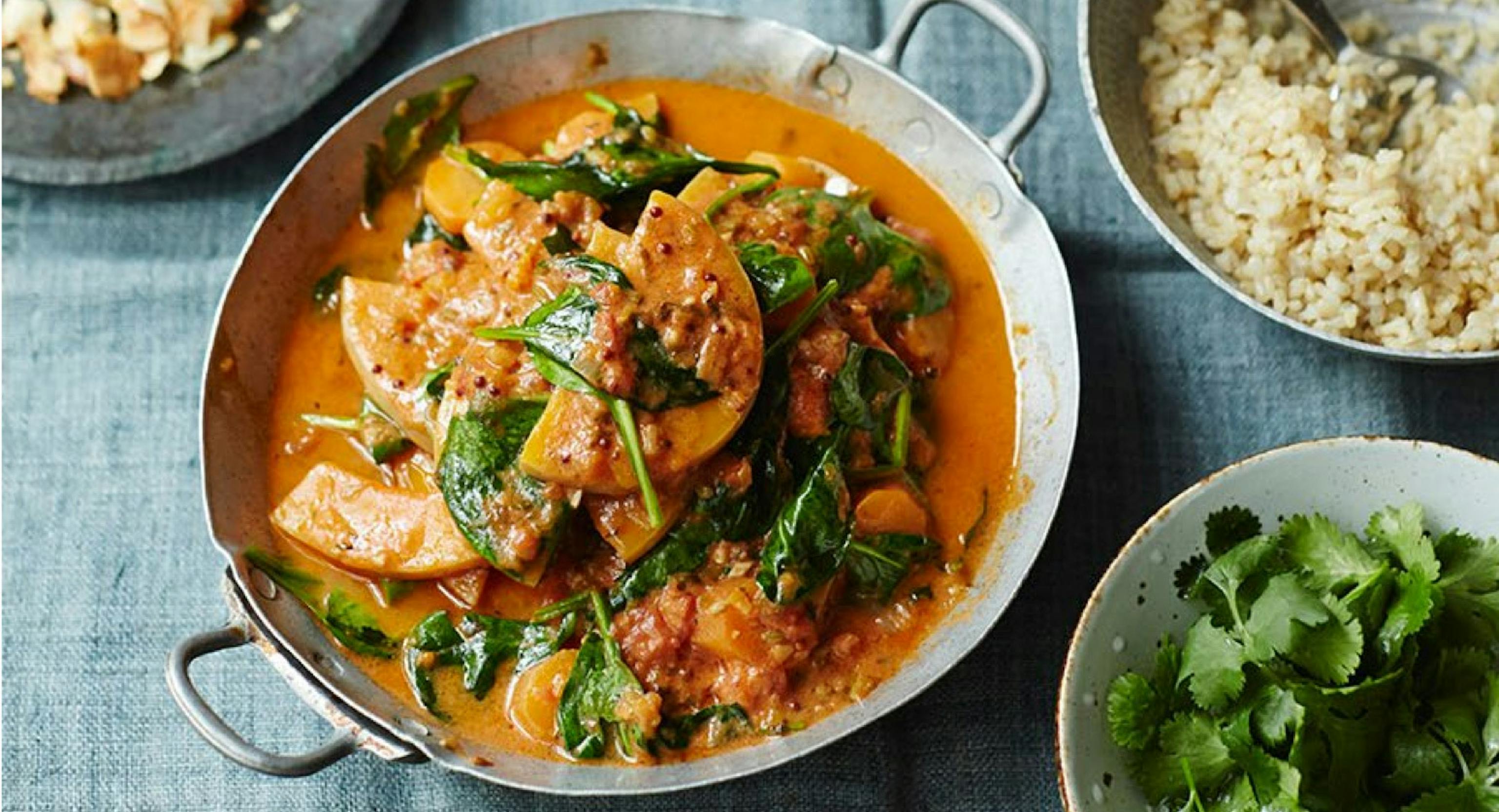 Roasted coconut curry