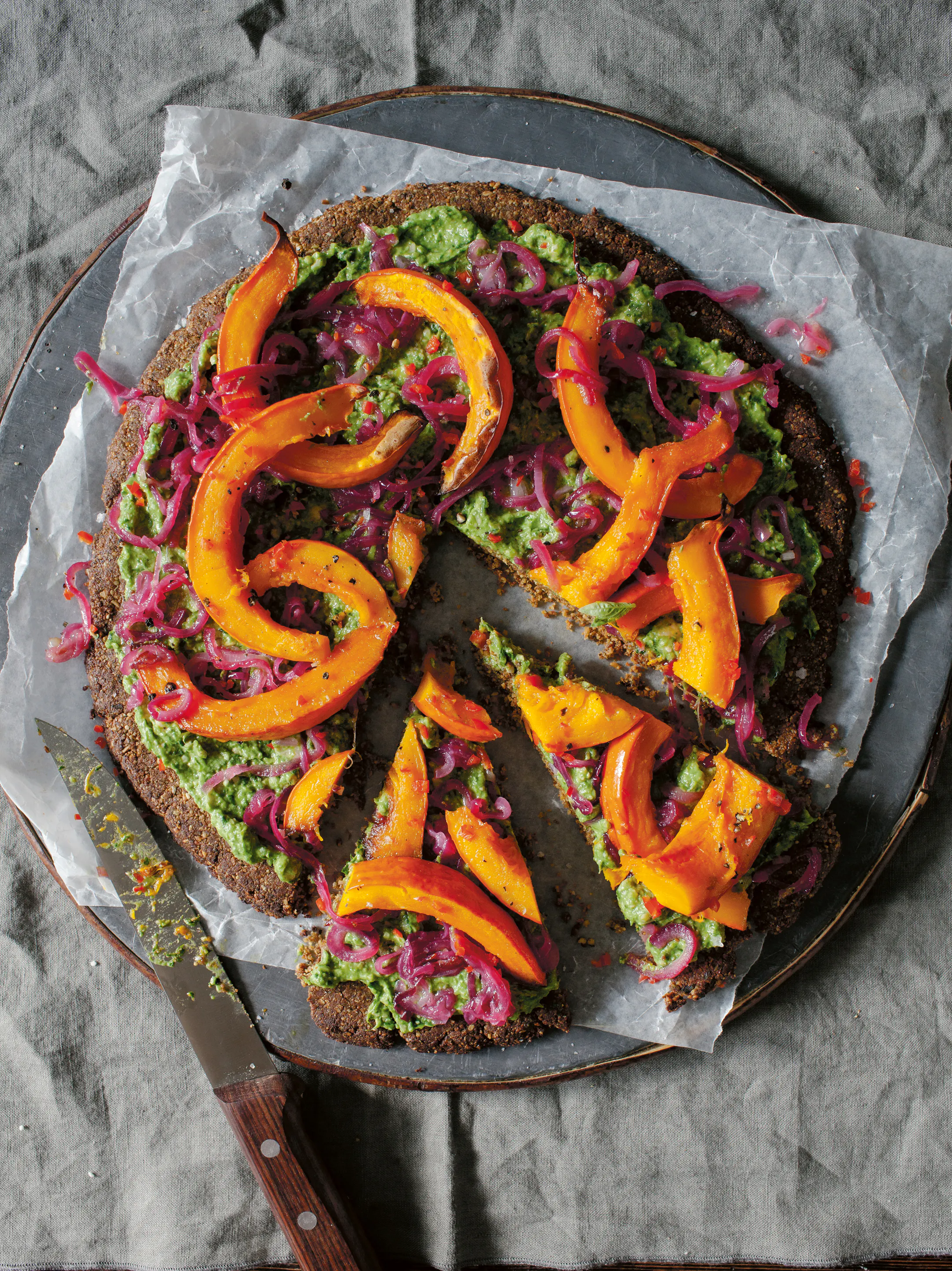 Seeded pistachio and squash galette – Recipes – Anna Jones