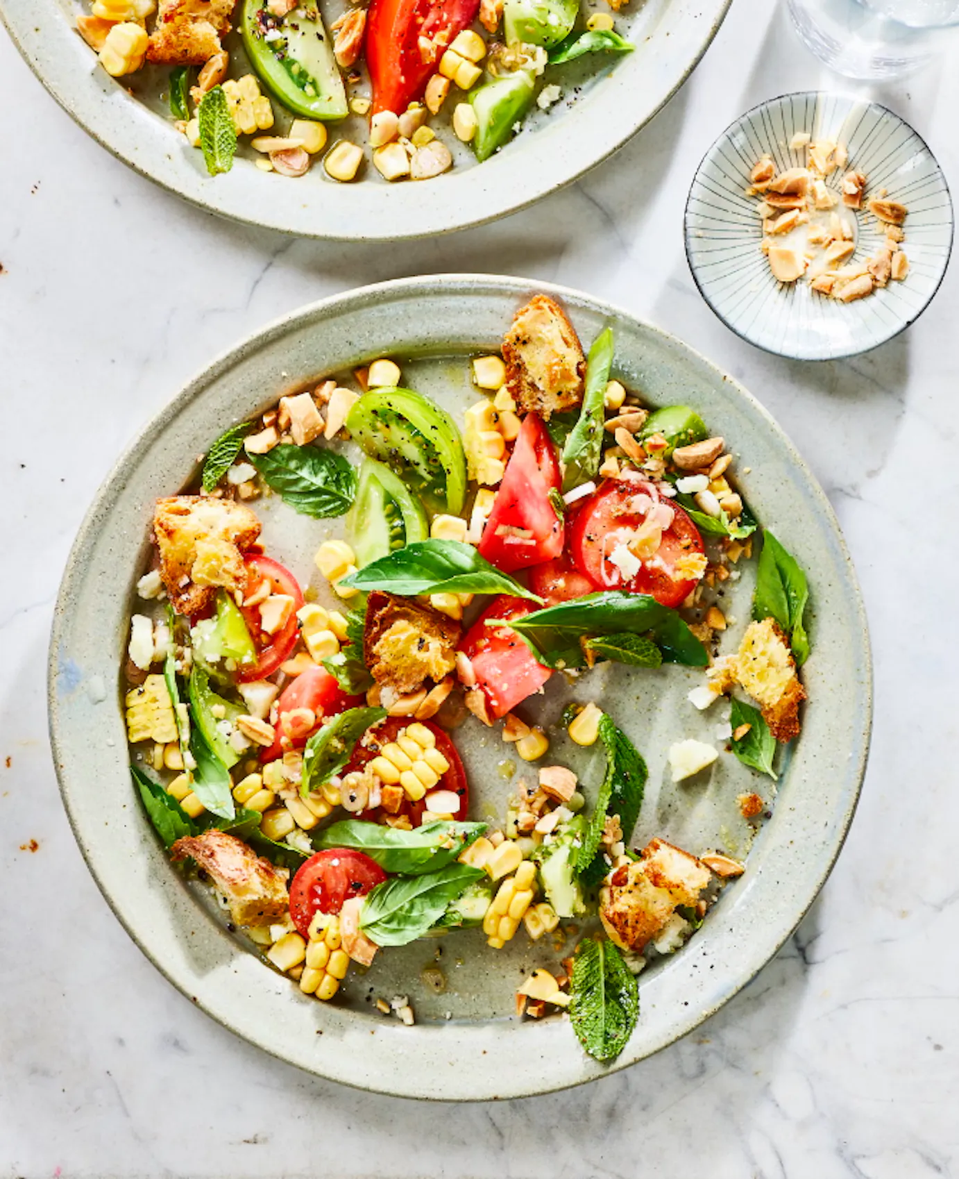 Summer corn and tomato salad