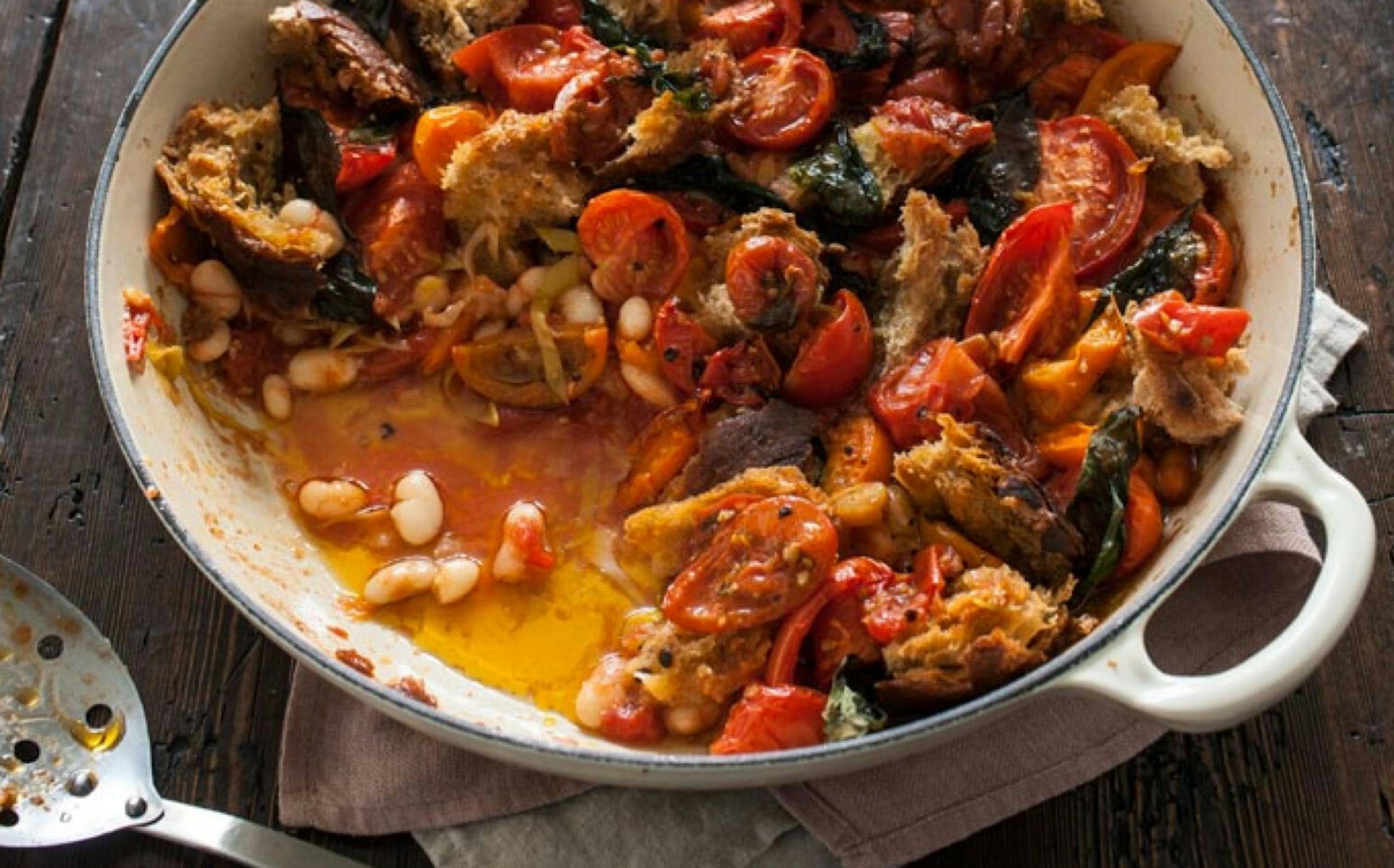 Tomato coconut cassoulet